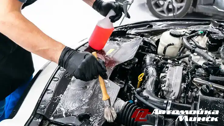 Детейлинг мойка двигателя в Минске